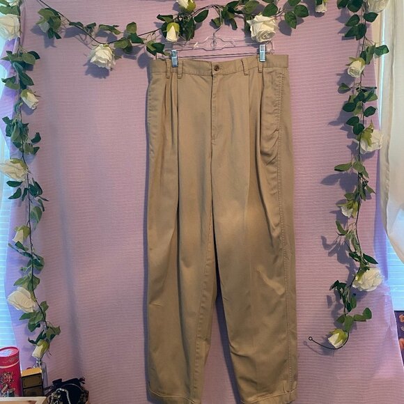 NWOT JOS A Bank Men's 100% Cott Dress Khakis 36X32 - Picture 4 of 7